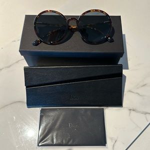 Dior Round frame Tortoise Finish. Brand New.